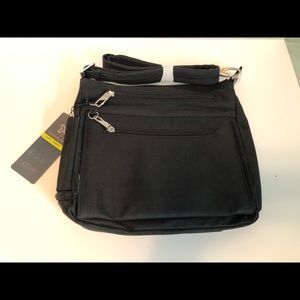 Travelon black anti theft crossbody bag.  NWT